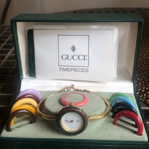 Authentic vintage Gucci watch.
